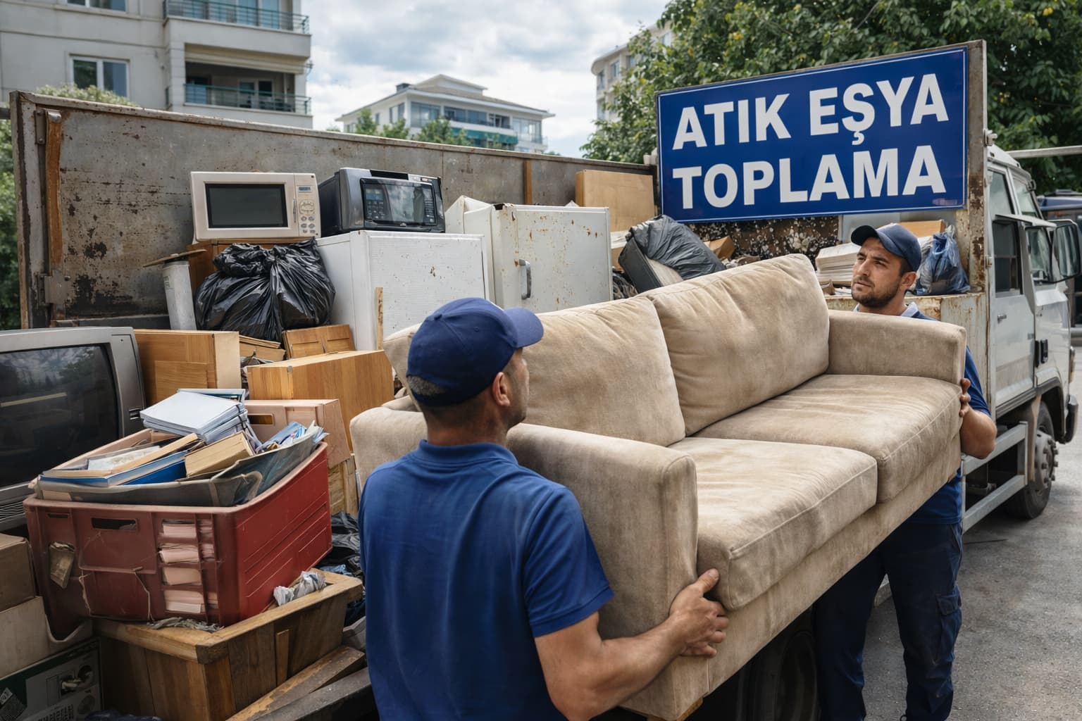 İstanbul Avrupa Yakası atık eşya toplama ve evden eski eşya alımı hizmeti